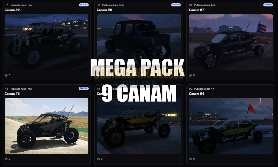 MEGA PACK 9 CANAM