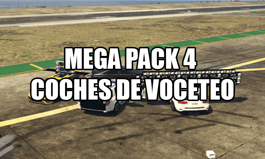 Pack 4 Coches de Voceteo