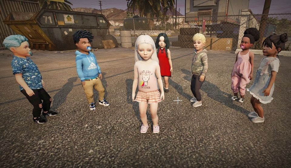 150 SKIN DE BEBE PARA FIVEM