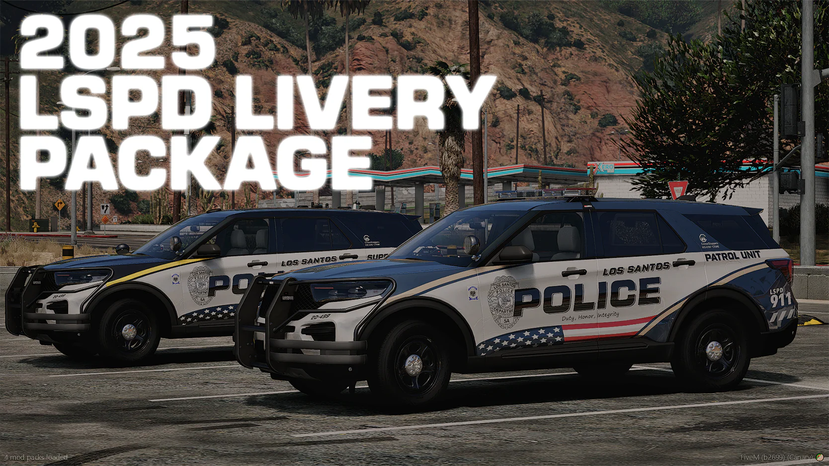 2025 LSPD Livery Package 1.0.0 1.0.0