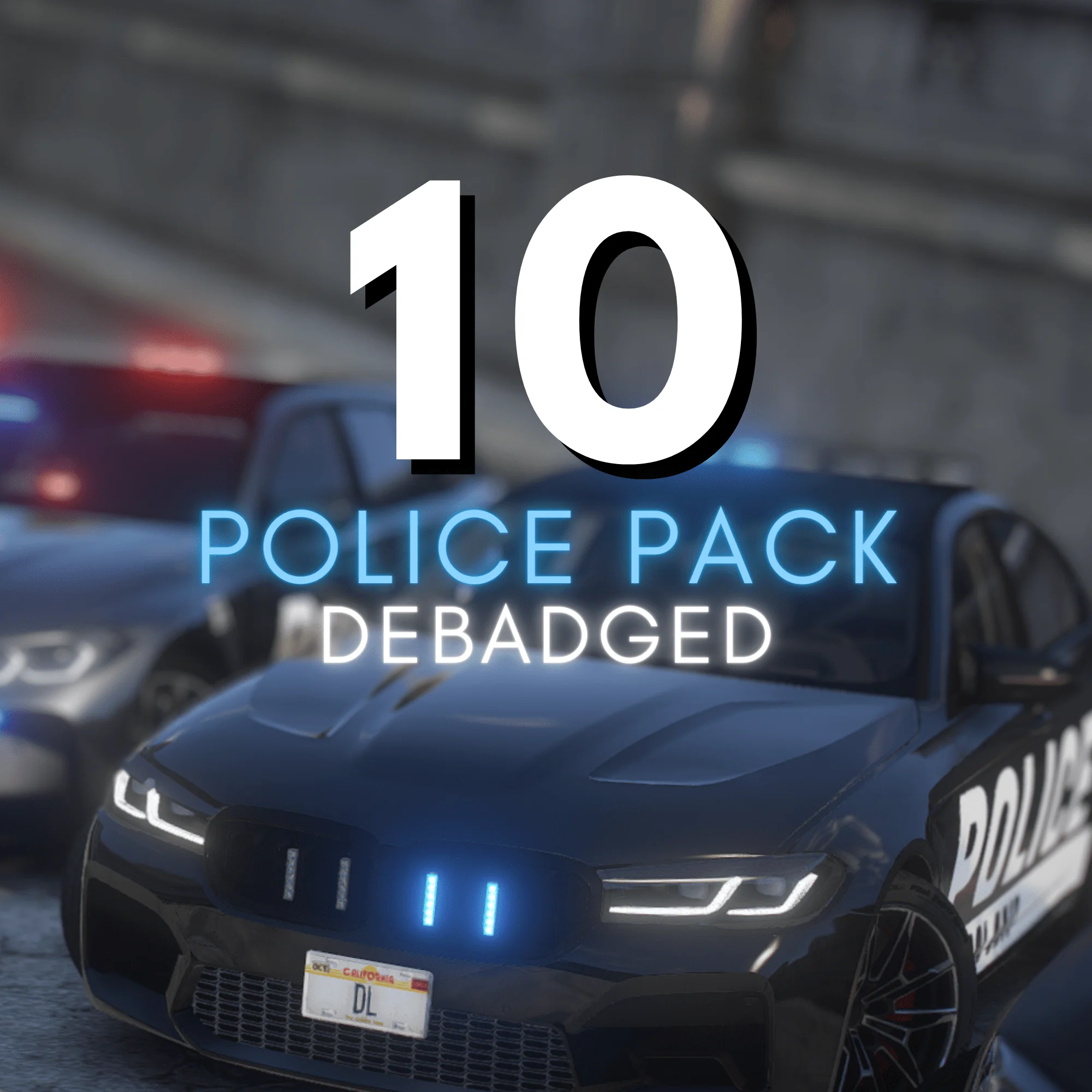 10x LSPD Pack Debadged - Police Pack
