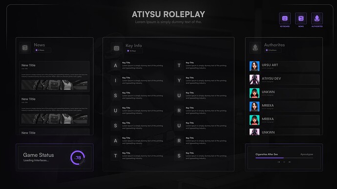 [FiveM] ak4y - loading screen