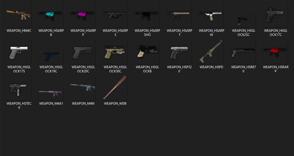 HSFrameWork Store - WeaponPack V1