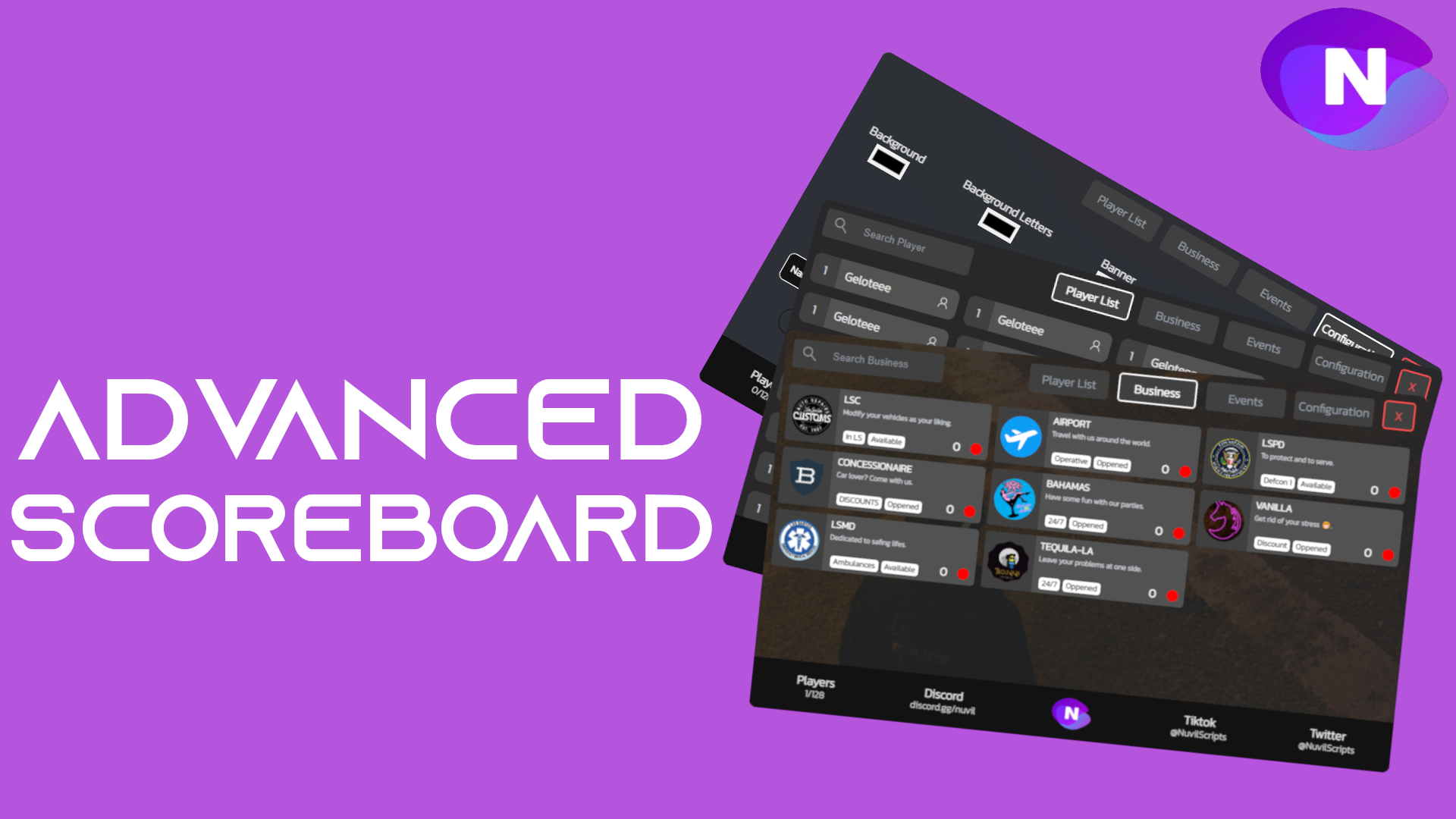 ESX/QB Advanced Scoreboard